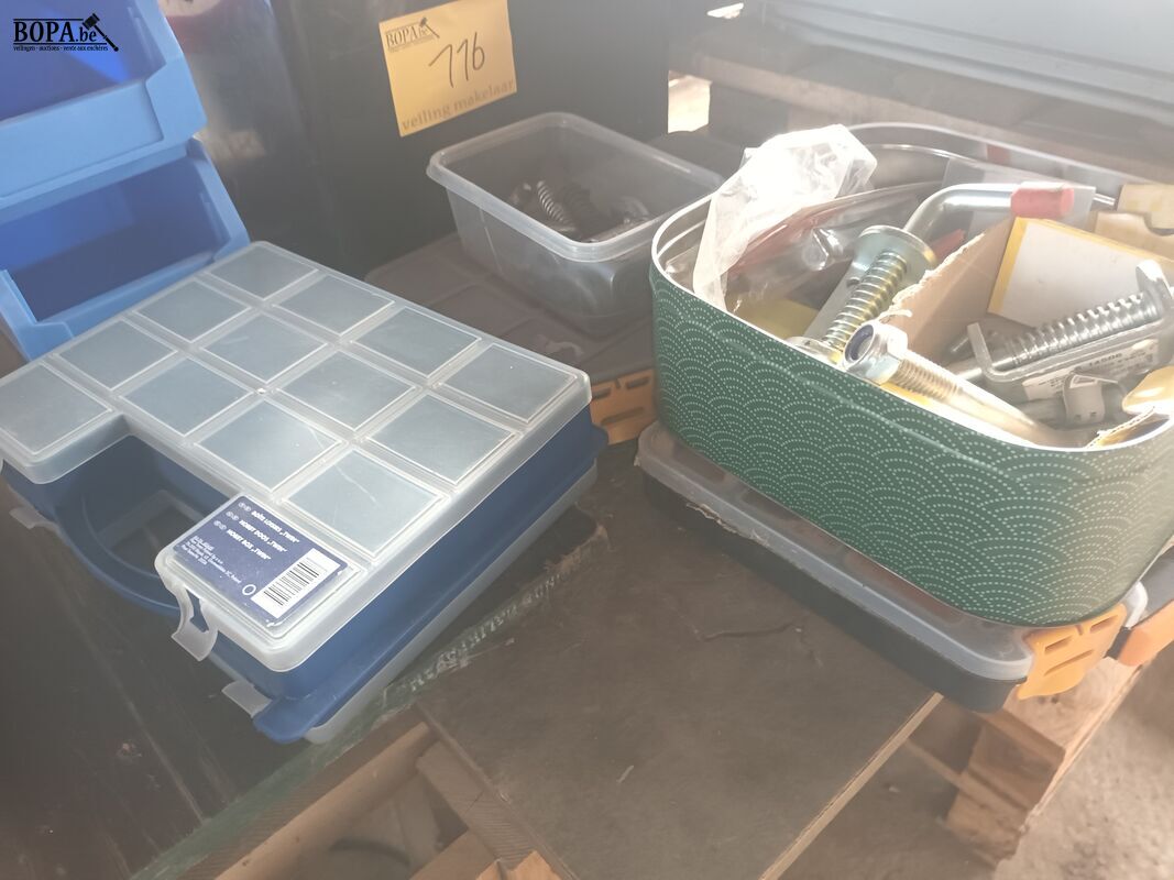 Sorteerbakken en materiaal – foto 5 – kavel bij BOPA Auctions, Houthulst