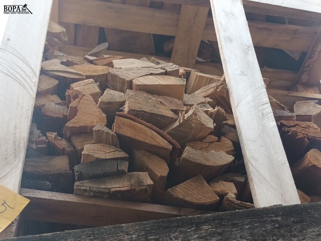 Houten kist met hout. 2 stuks – foto 4 – kavel bij BOPA Auctions, Poperinge
