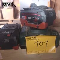 Lader en accu’s Metabo – kavel bij BOPA Auctions, Poperinge