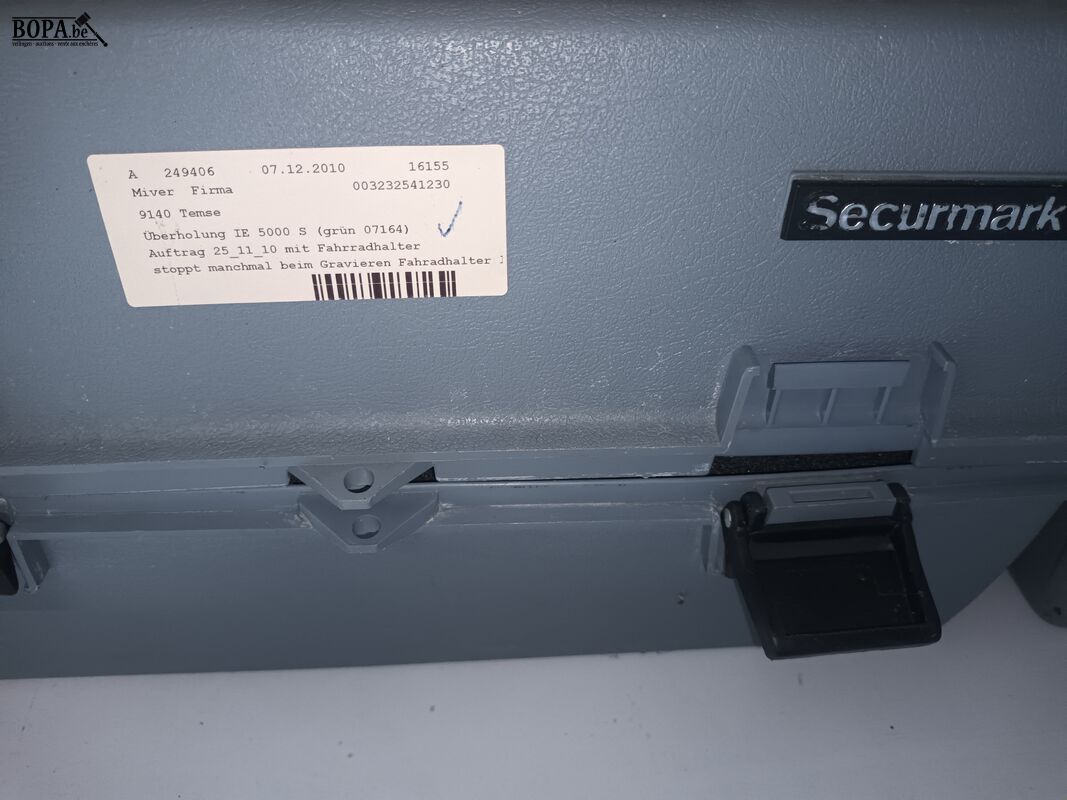 Securmark graveermachine – foto 4 – kavel bij BOPA Auctions, Ieper