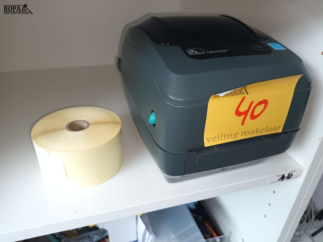 Etiketten printer Zebra – foto 2 – kavel bij BOPA Auctions, Wervik