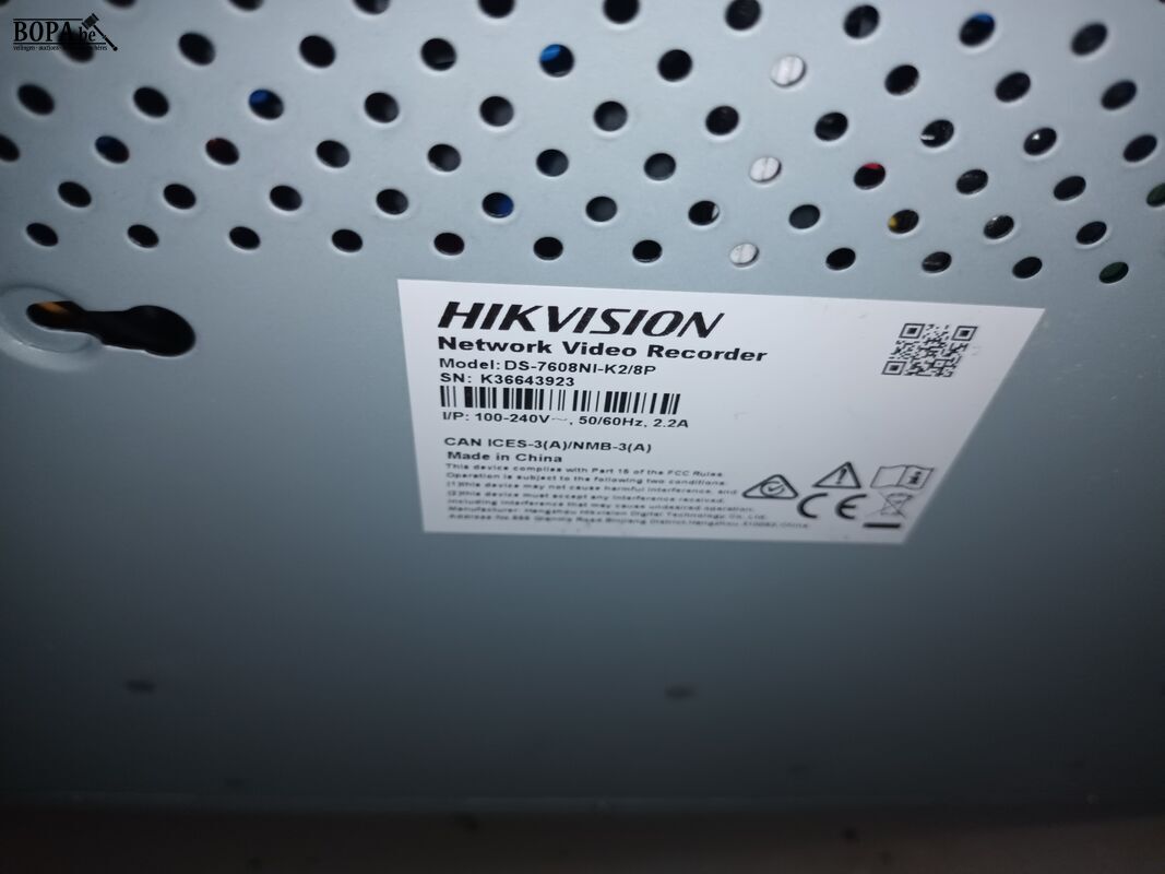 Camerabewakingssysteem Hikvision – foto 3 – kavel bij BOPA Auctions, Wervik