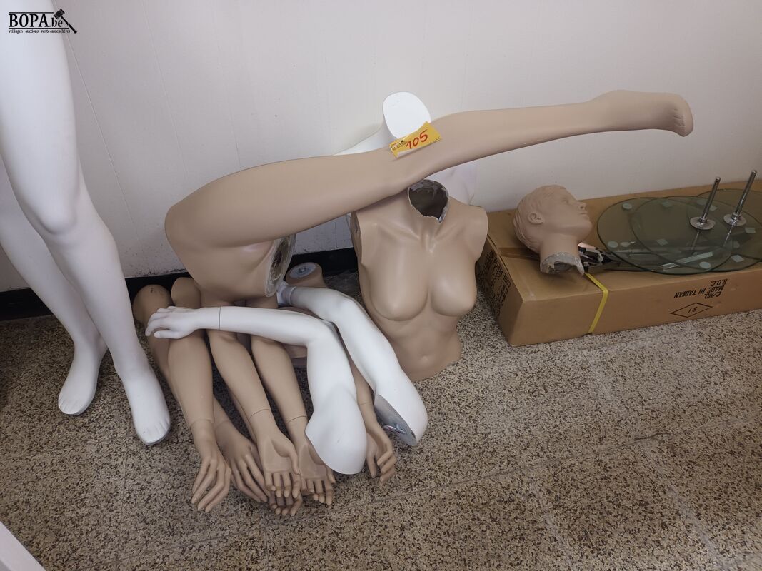 Onderdelen van paspoppen – foto 3 – kavel bij BOPA Auctions, Wervik