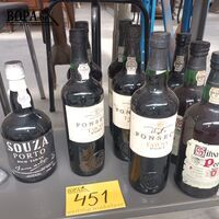 Flessen diverse Porto wijn. 9 stuks – kavel bij BOPA Auctions, Tielt