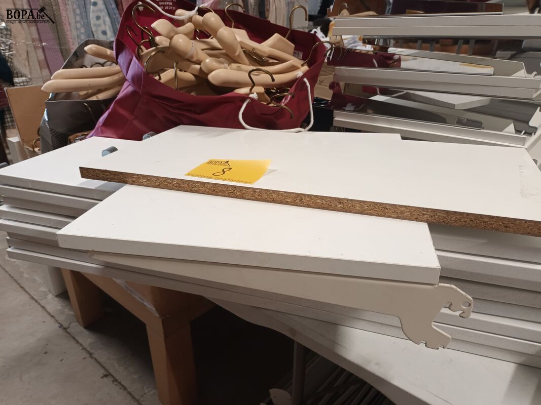 Legplanken voor winkelrek. 10 stuks – foto 5 – kavel bij BOPA Auctions, Ieper