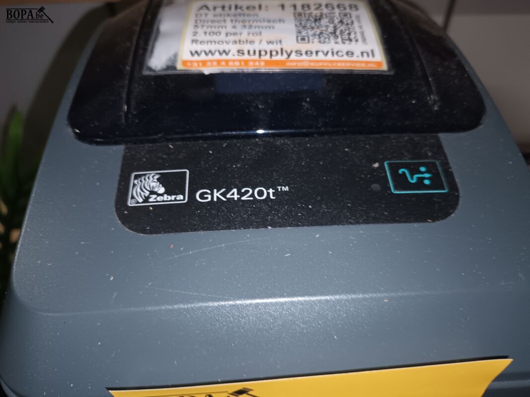 Zebra etikettenprinter – foto 4 – kavel bij BOPA Auctions, Ieper