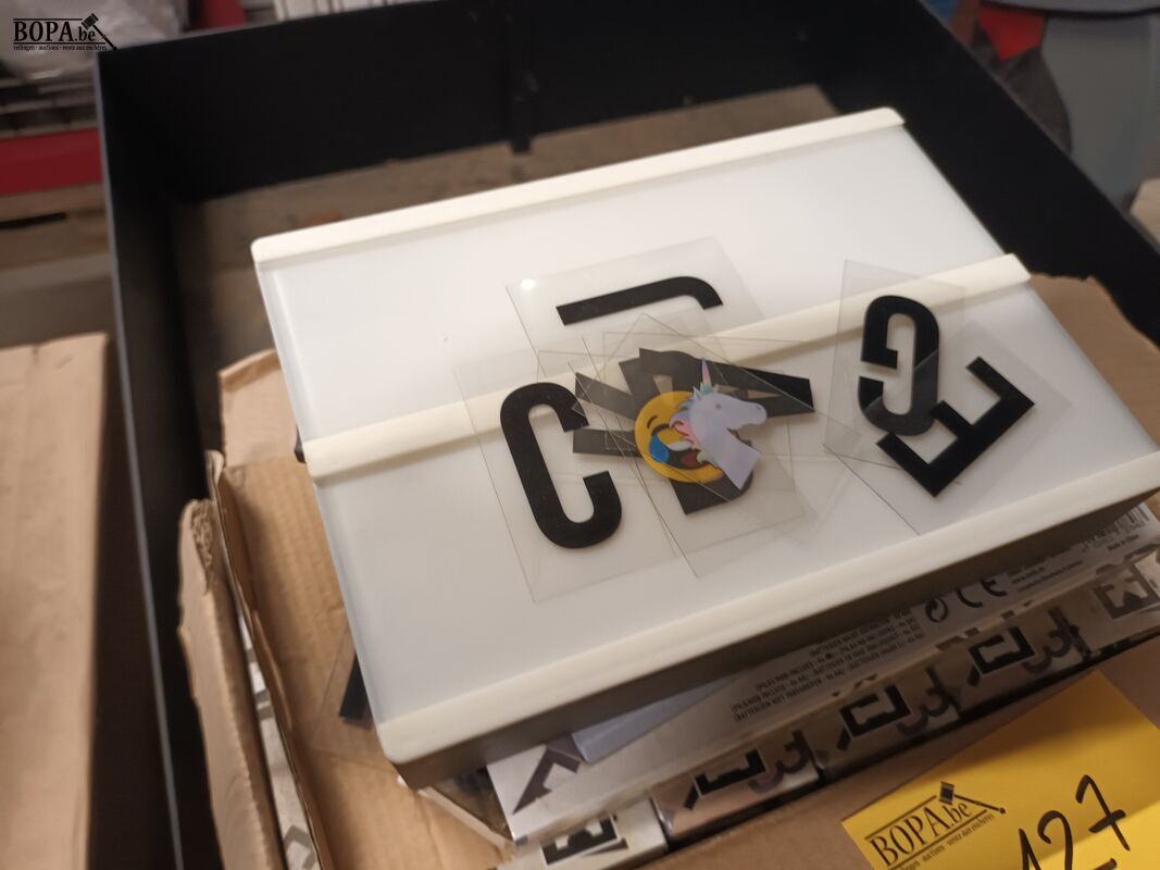 Led light box. 6 stuks – foto 4 – kavel bij BOPA Auctions, Ieper