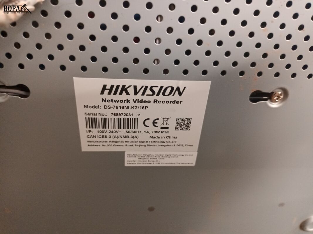 Hikvision bewakingssysteem – foto 7 – kavel bij BOPA Auctions, Ieper