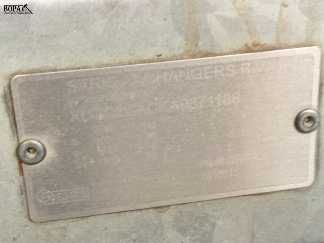 SARIS kipper-aanhanger (2019-chass.XLGC2CACKA0671188) – foto 11 – kavel bij BOPA Auctions, Ieper