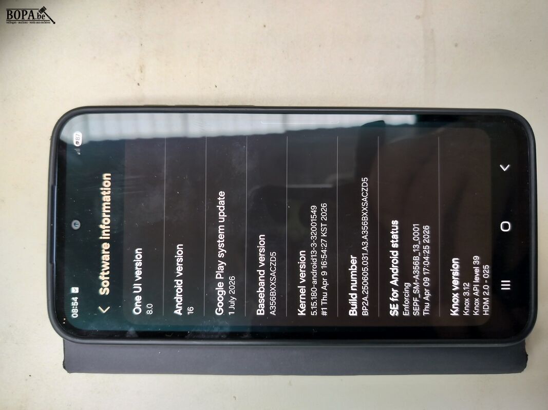 Samsung Galaxy A35 met case – foto 4 – kavel bij BOPA Auctions, Ieper