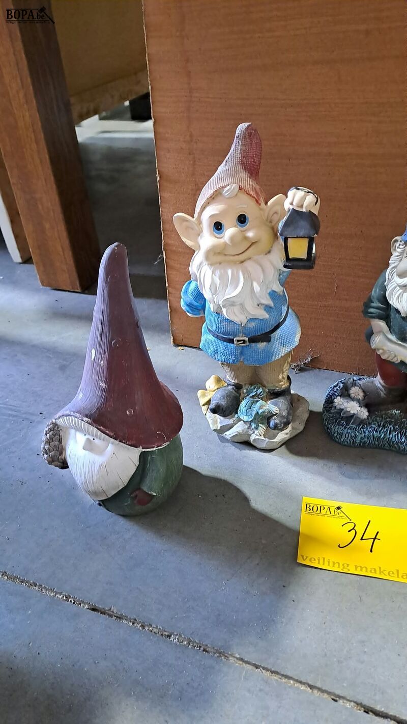 Tuinkabouters - 5 stuks – foto 3 – kavel bij BOPA Auctions, Aarsele