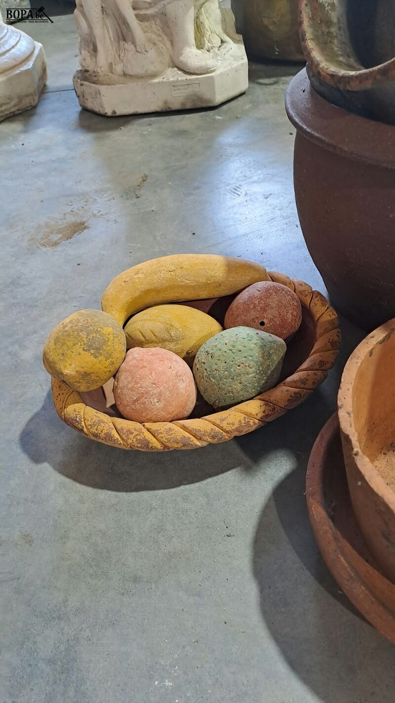 Bloempotten voor buiten 4 stuks en decoratieve fruitschaal i – foto 3 – kavel bij BOPA Auctions, Aarsele