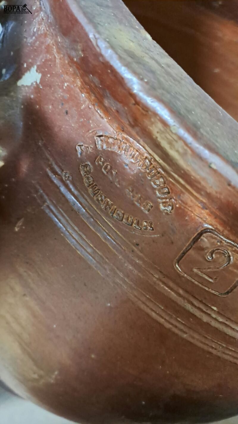 Antieken Keulse potten in geglazuurd aardewerk - 4 stuks – foto 5 – kavel bij BOPA Auctions, Aarsele