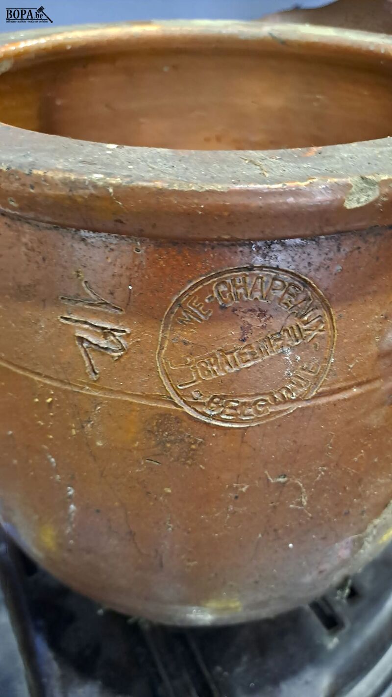 Antieken Keulse potten in geglazuurd aardewerk - 4 stuks – foto 7 – kavel bij BOPA Auctions, Aarsele