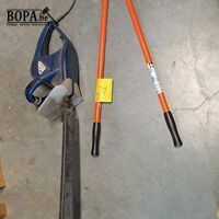 Electrische heggenschaar blauw Powerplus en handschaar grasb – kavel bij BOPA Auctions, Aarsele