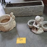Rustieke bloempotten buiten - 3 stuks – kavel bij BOPA Auctions, Aarsele