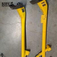 Electrische grastrimmer Powerplus 2 stuks - geel – kavel bij BOPA Auctions, Aarsele