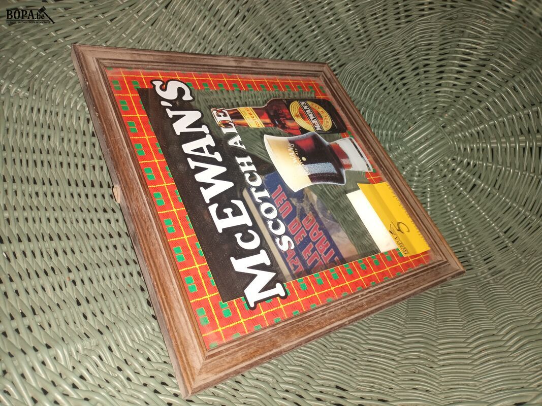 Reclame spiegel McEwan’s – foto 3 – kavel bij BOPA Auctions, Ieper
