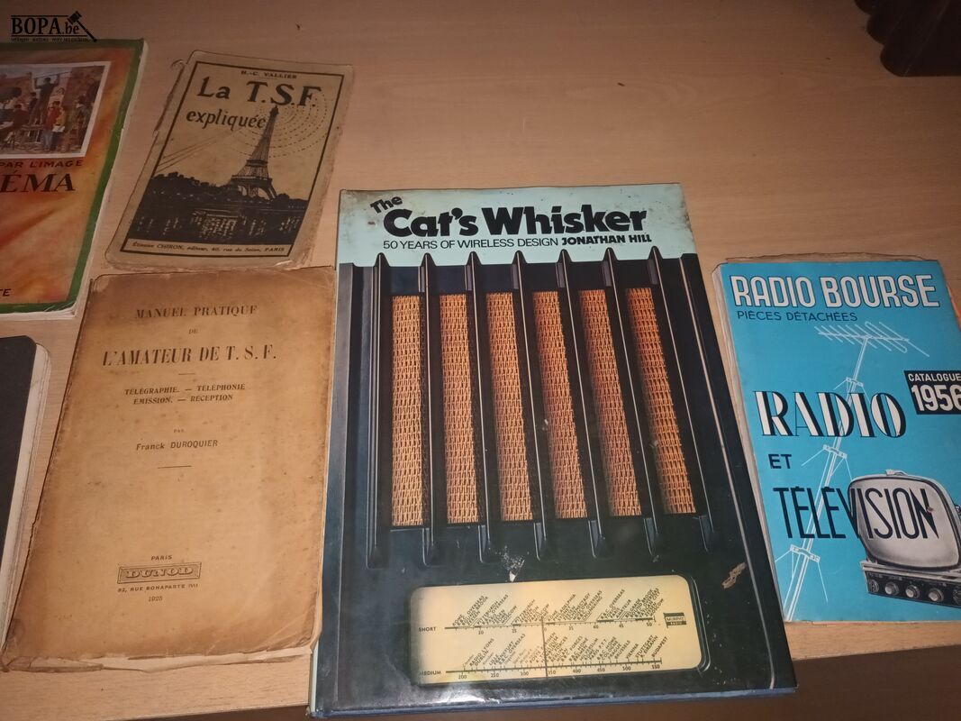 Antieke boeken over radio en TV. 12 stuks – foto 3 – kavel bij BOPA Auctions, Ieper