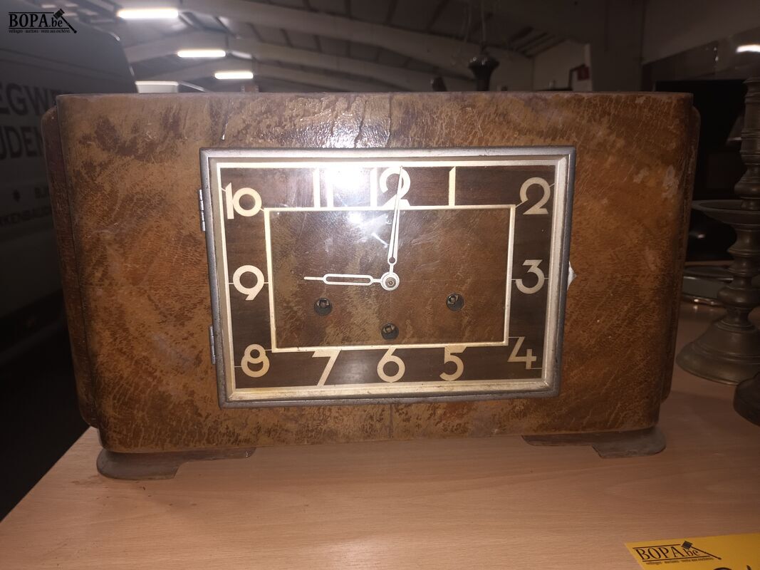 Antieke schouwklok. 2 stuks – foto 3 – kavel bij BOPA Auctions, Ieper