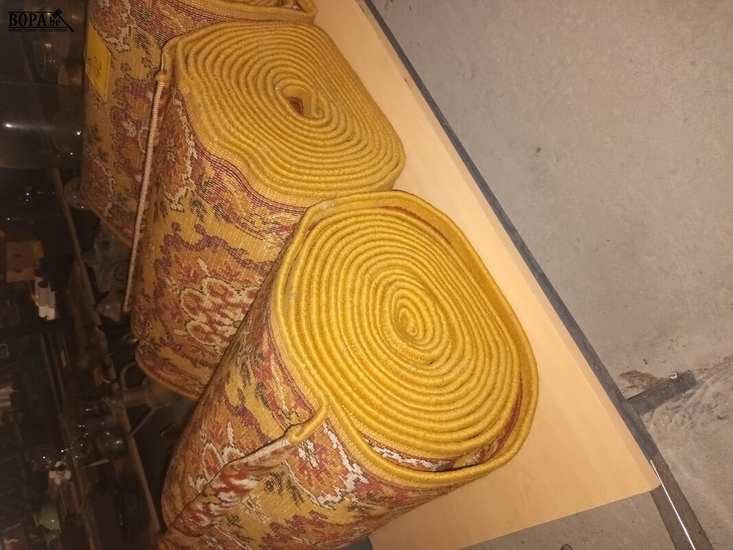 Vintage rollen tapijt. 3 stuks – foto 4 – kavel bij BOPA Auctions, Ieper