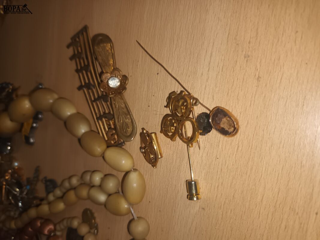 Lot juwelen, spelden en medailles – foto 3 – kavel bij BOPA Auctions, Ieper