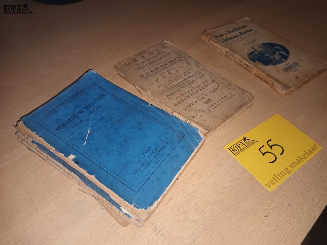 Antieke boeken. 3 stuks – foto 2 – kavel bij BOPA Auctions, Ieper