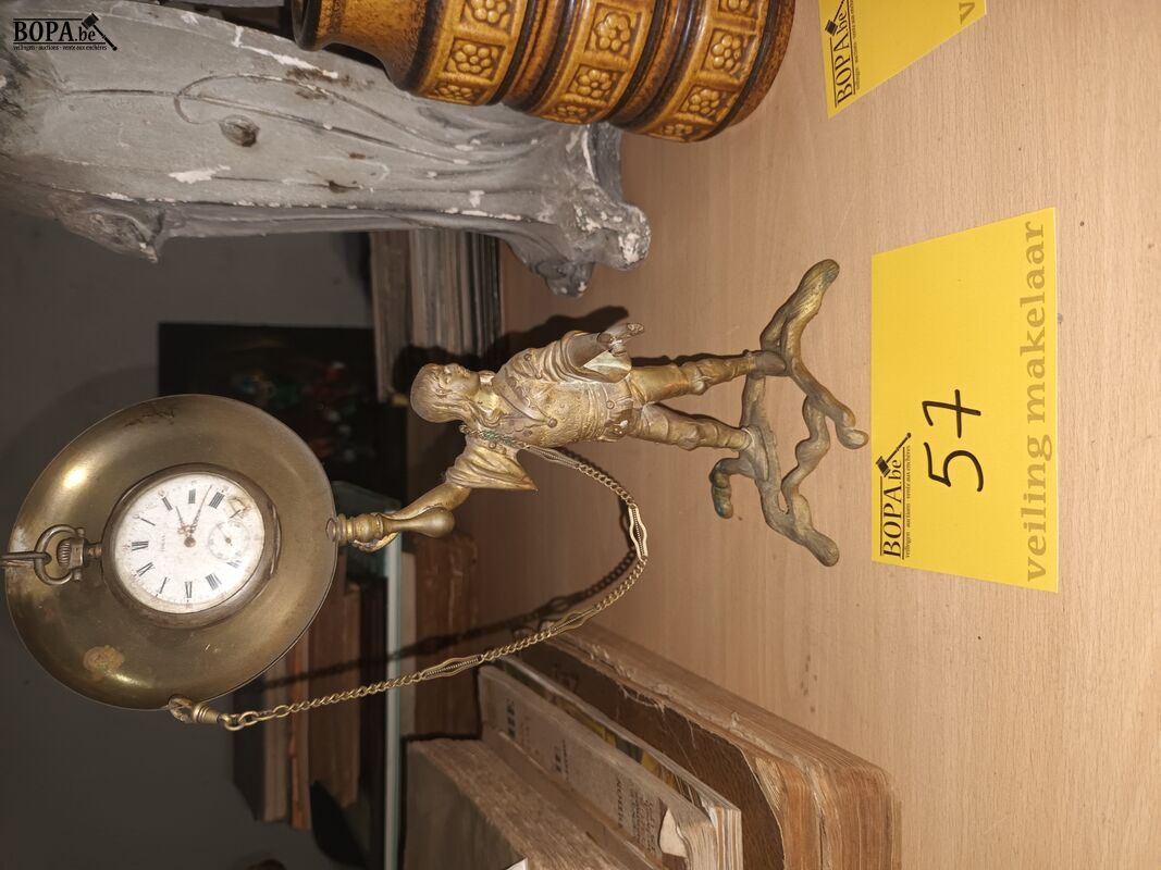 Zakhorlogehouder met horloge – foto 2 – kavel bij BOPA Auctions, Ieper