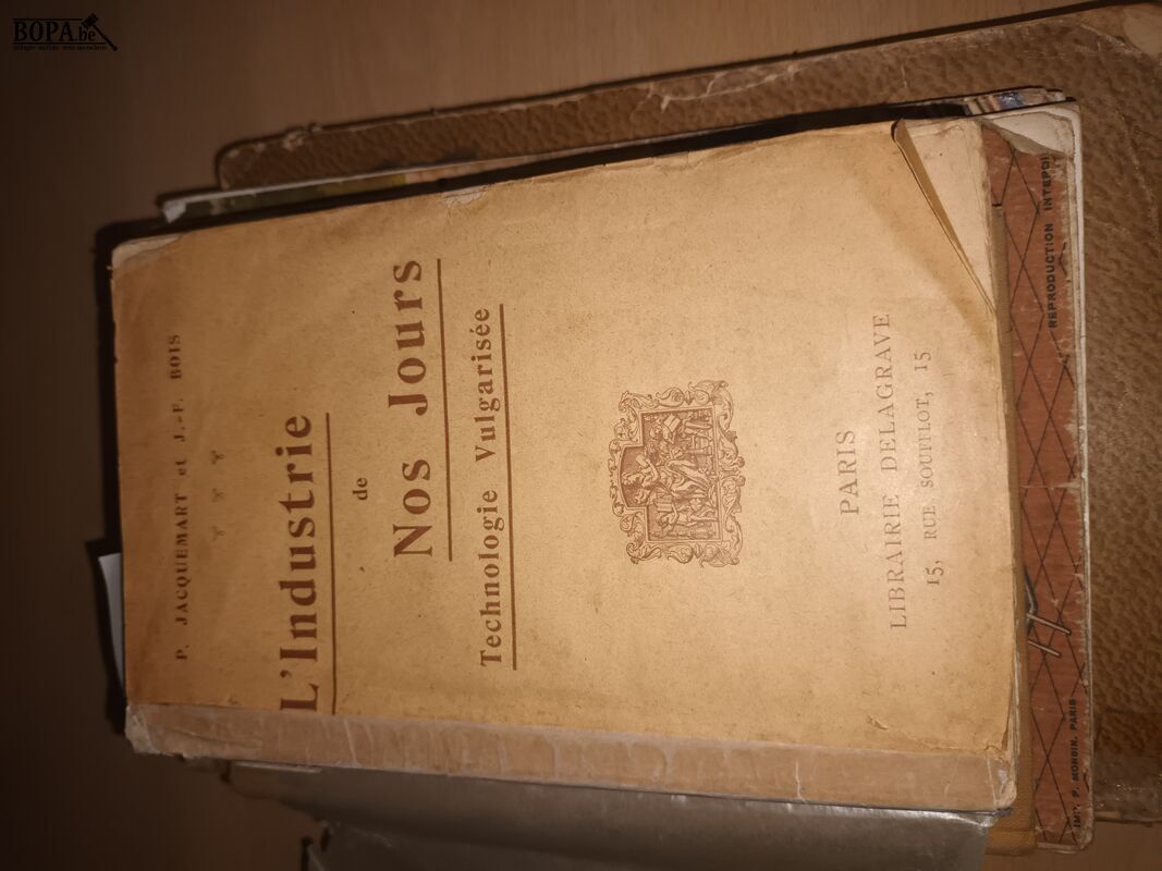 Antieke boeken over industrie. 5 stuks – foto 3 – kavel bij BOPA Auctions, Ieper