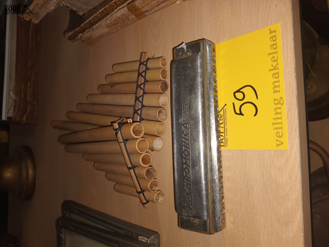 Mondharmonica en panfluiten – foto 2 – kavel bij BOPA Auctions, Ieper