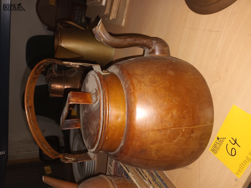Koperen ketel. 2 stuks – foto 4 – kavel bij BOPA Auctions, Ieper