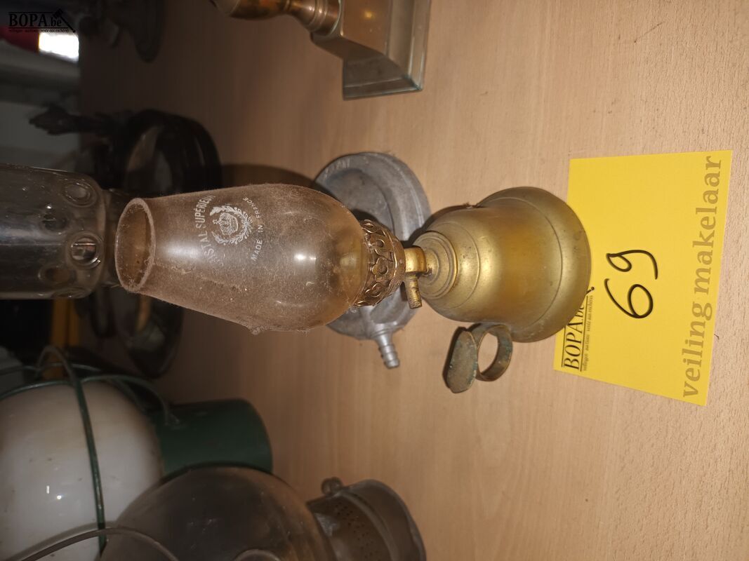 Olielamp en gaslamp – foto 2 – kavel bij BOPA Auctions, Ieper