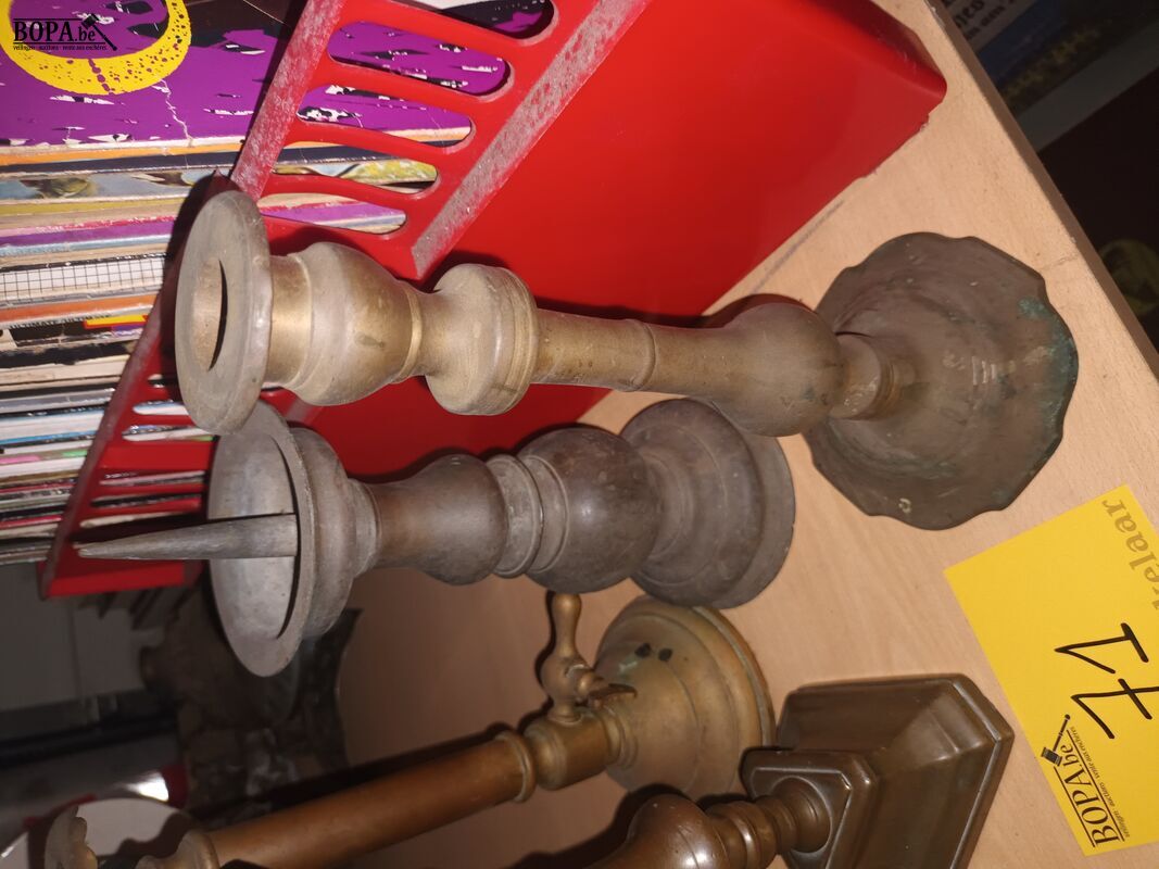 Kandelaars en gasbrander – foto 4 – kavel bij BOPA Auctions, Ieper
