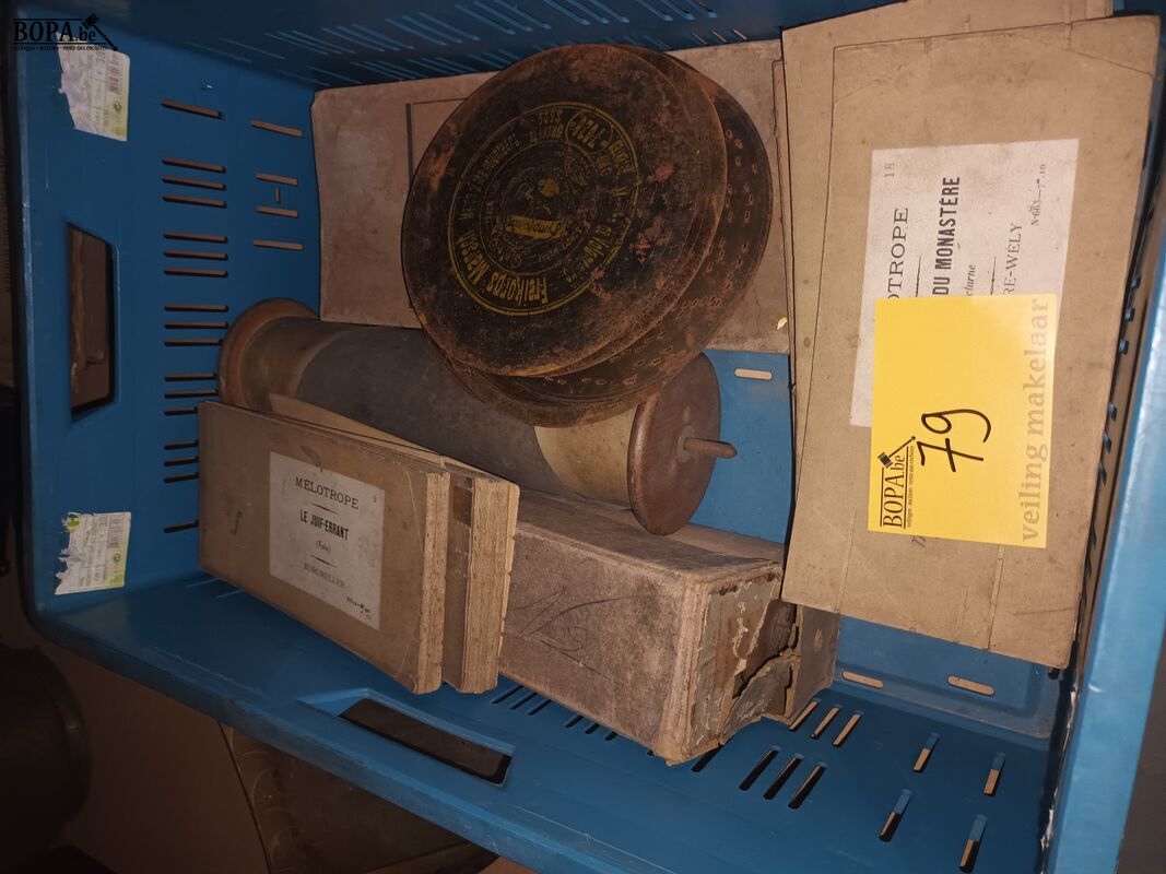 Antieke muziekdragers – foto 2 – kavel bij BOPA Auctions, Ieper