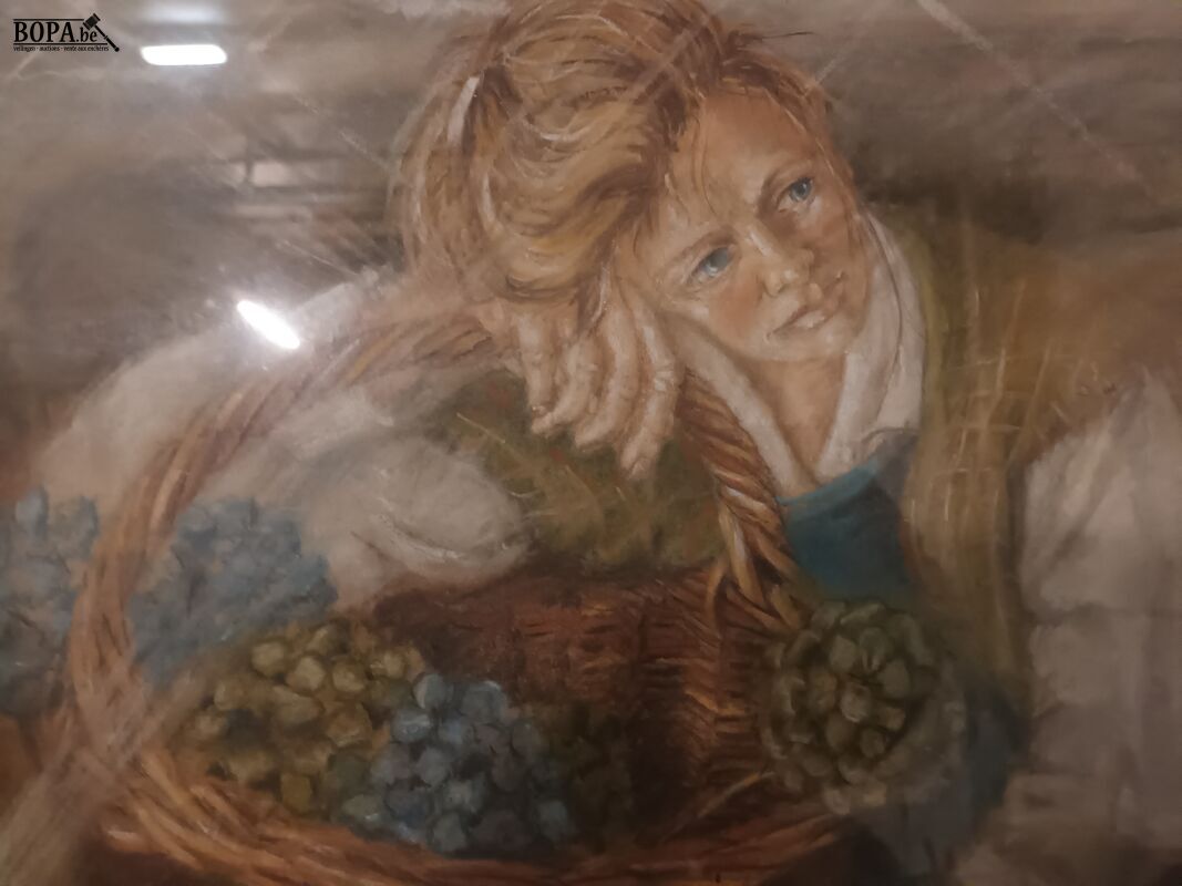 Kader met schilderij – foto 3 – kavel bij BOPA Auctions, Ieper