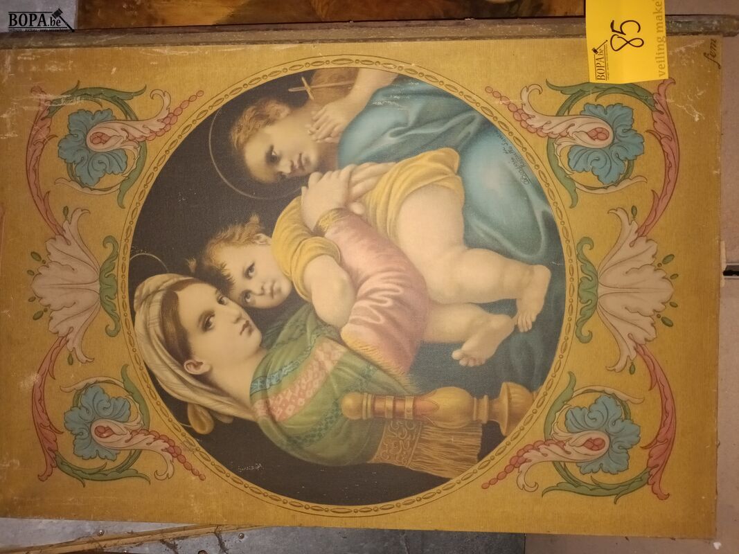 Reproductie Madonna della Seggollia – foto 2 – kavel bij BOPA Auctions, Ieper