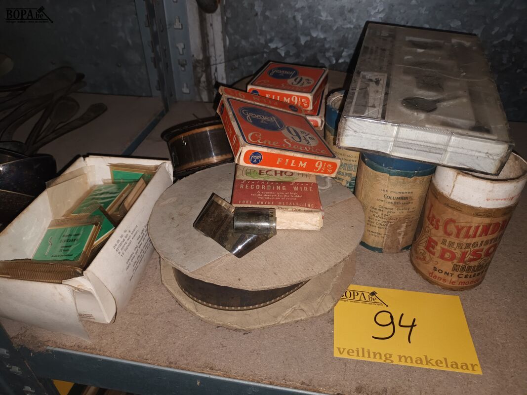 Oude filmrollen en accesoires – foto 2 – kavel bij BOPA Auctions, Ieper