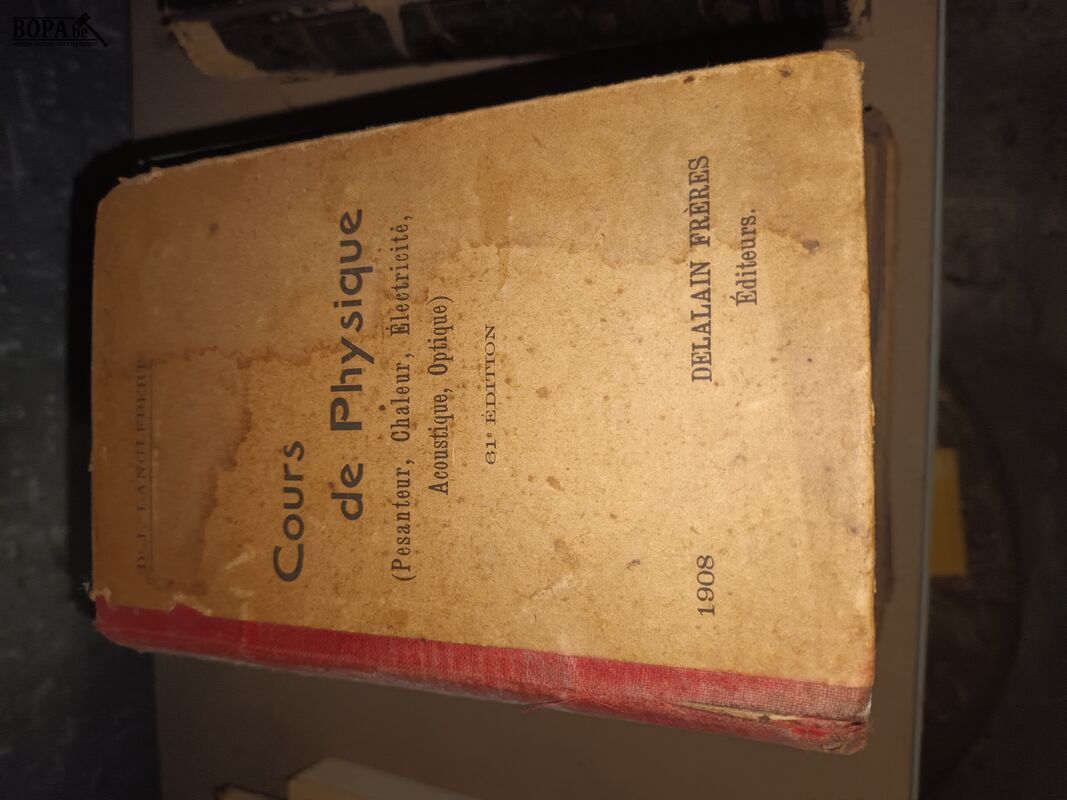 Oude boeken over fysica. 7 stuks – foto 4 – kavel bij BOPA Auctions, Ieper
