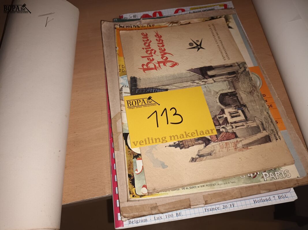 Posters en oude magazines. 12 stuks – foto 9 – kavel bij BOPA Auctions, Ieper