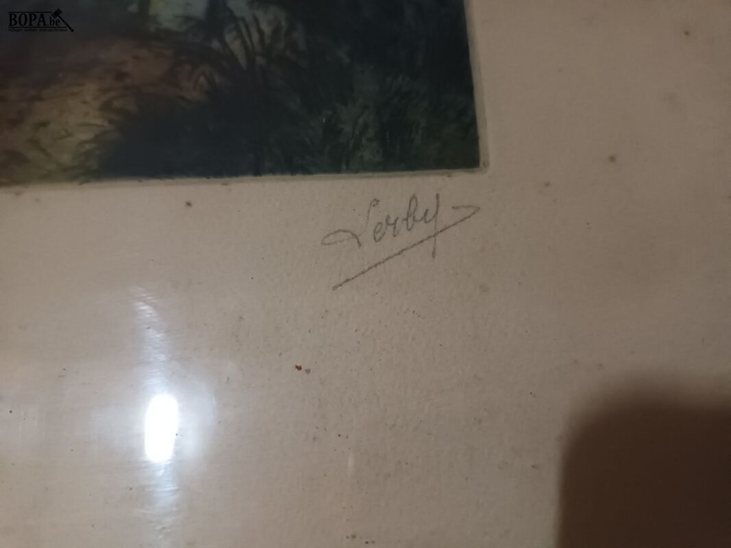 Etsen in kader. 2 stuks – foto 7 – kavel bij BOPA Auctions, Ieper