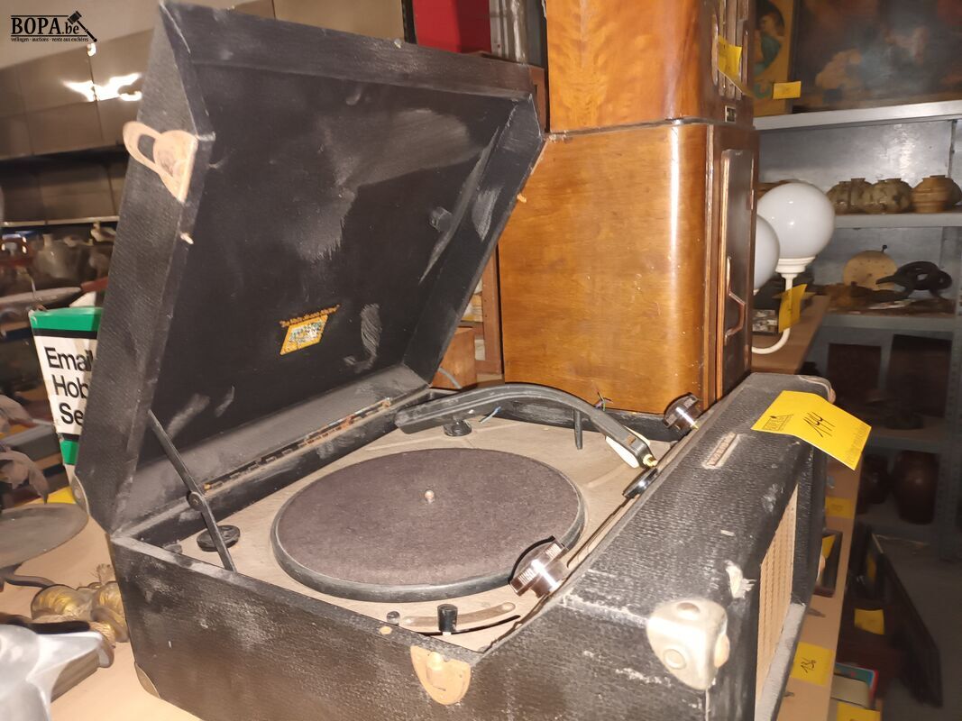 Koffergrammofoon – foto 3 – kavel bij BOPA Auctions, Ieper