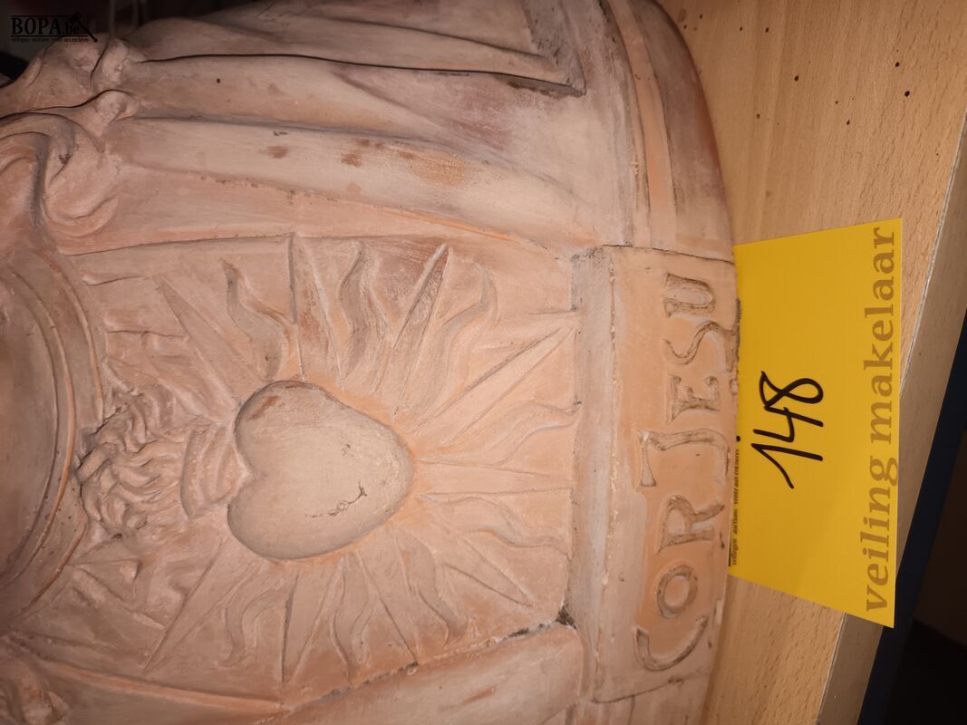 Christus bust in terracotta – foto 5 – kavel bij BOPA Auctions, Ieper