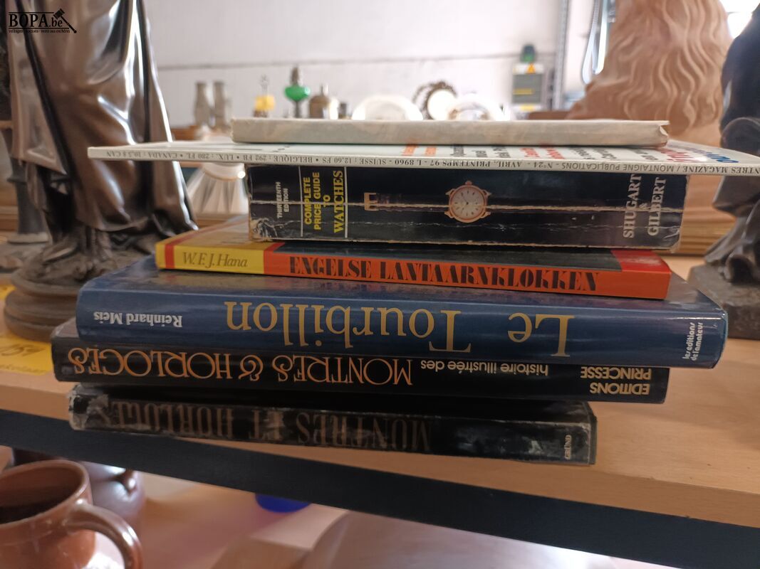 Boeken over klokken en horloges. 9 stuks – foto 2 – kavel bij BOPA Auctions, Ieper