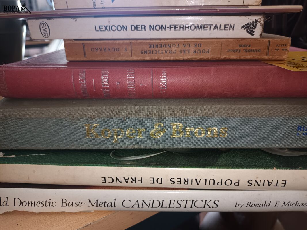 Boeken over tin. 8 stuks – foto 3 – kavel bij BOPA Auctions, Ieper