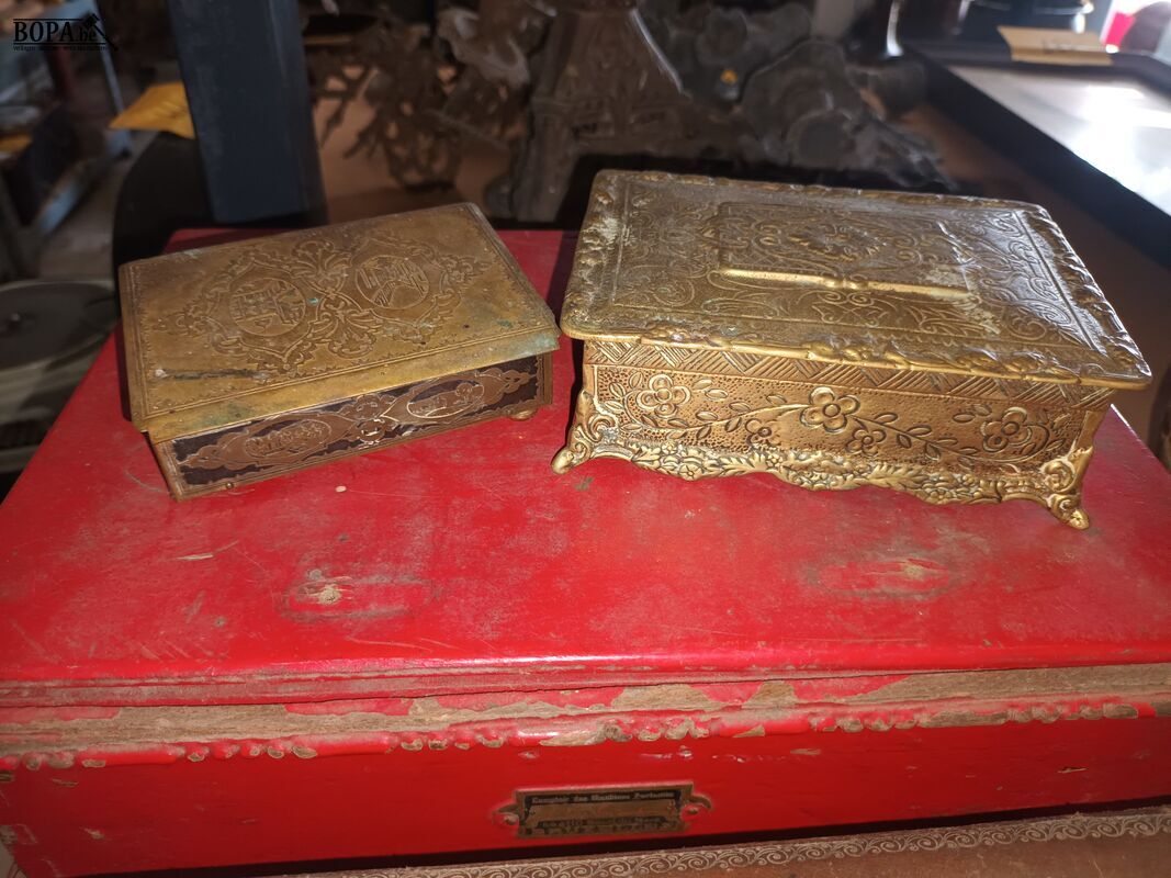Oude kistjes. 4 stuks – foto 3 – kavel bij BOPA Auctions, Ieper