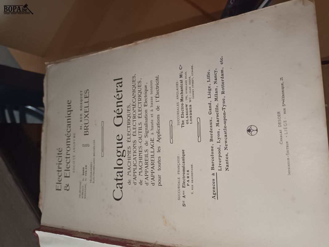Oude boeken over elektriciteit. 8 stuks – foto 5 – kavel bij BOPA Auctions, Ieper