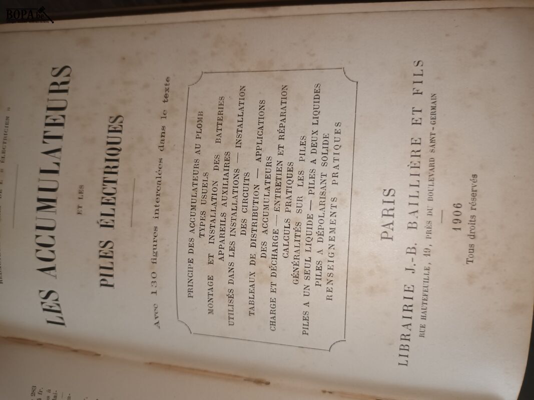 Oude boeken over elektriciteit. 8 stuks – foto 7 – kavel bij BOPA Auctions, Ieper