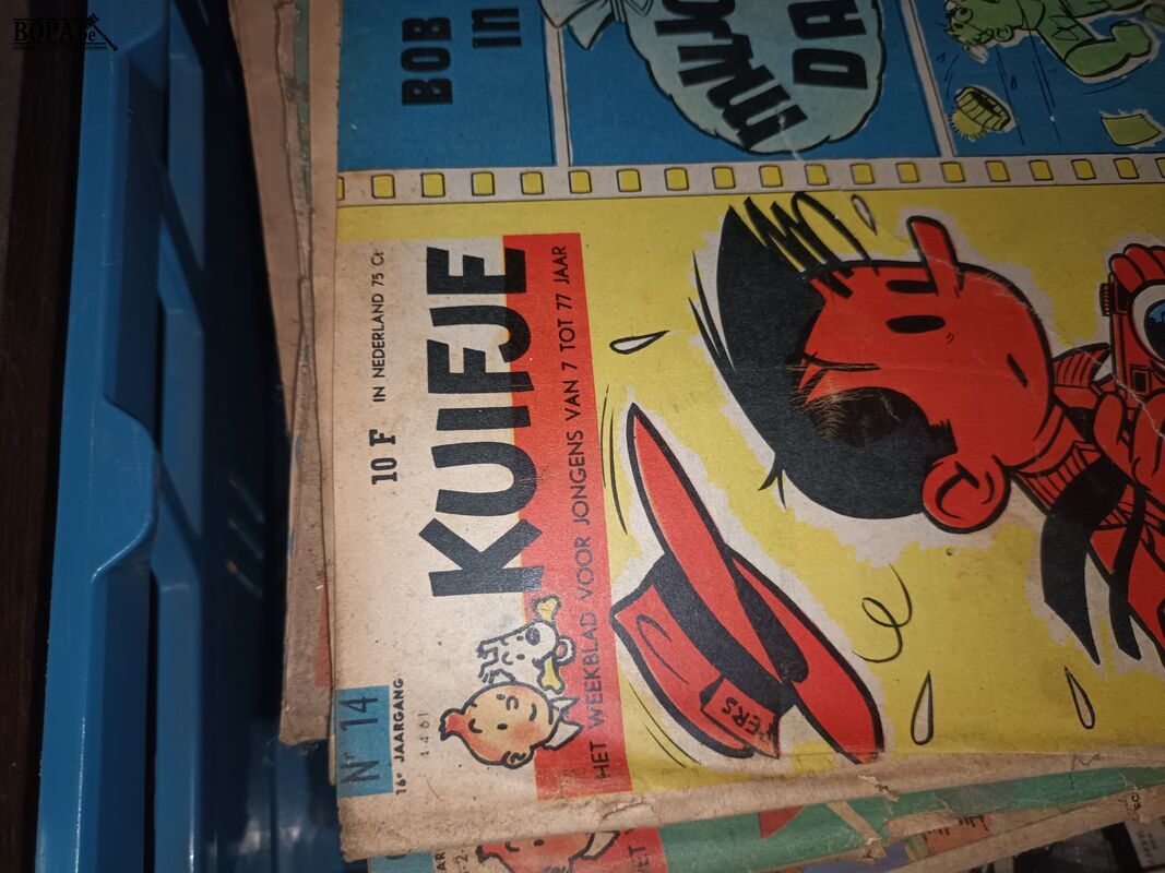Lot oude Kuifje magazines – foto 3 – kavel bij BOPA Auctions, Ieper