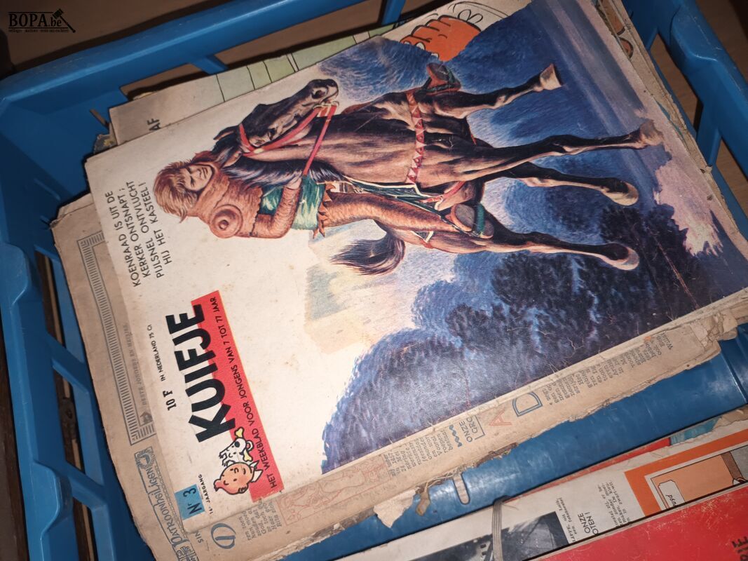 Lot oude Kuifje magazines – foto 4 – kavel bij BOPA Auctions, Ieper