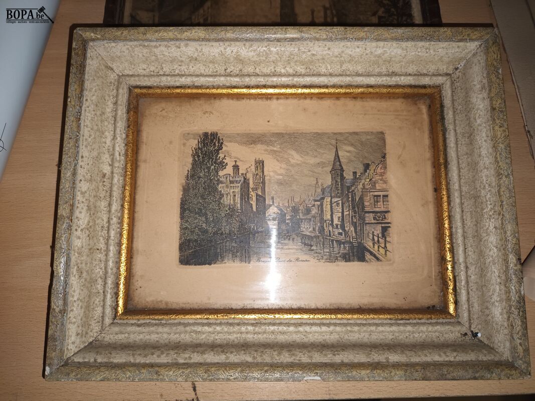 Oude tekeningen. 2 stuks – foto 2 – kavel bij BOPA Auctions, Ieper